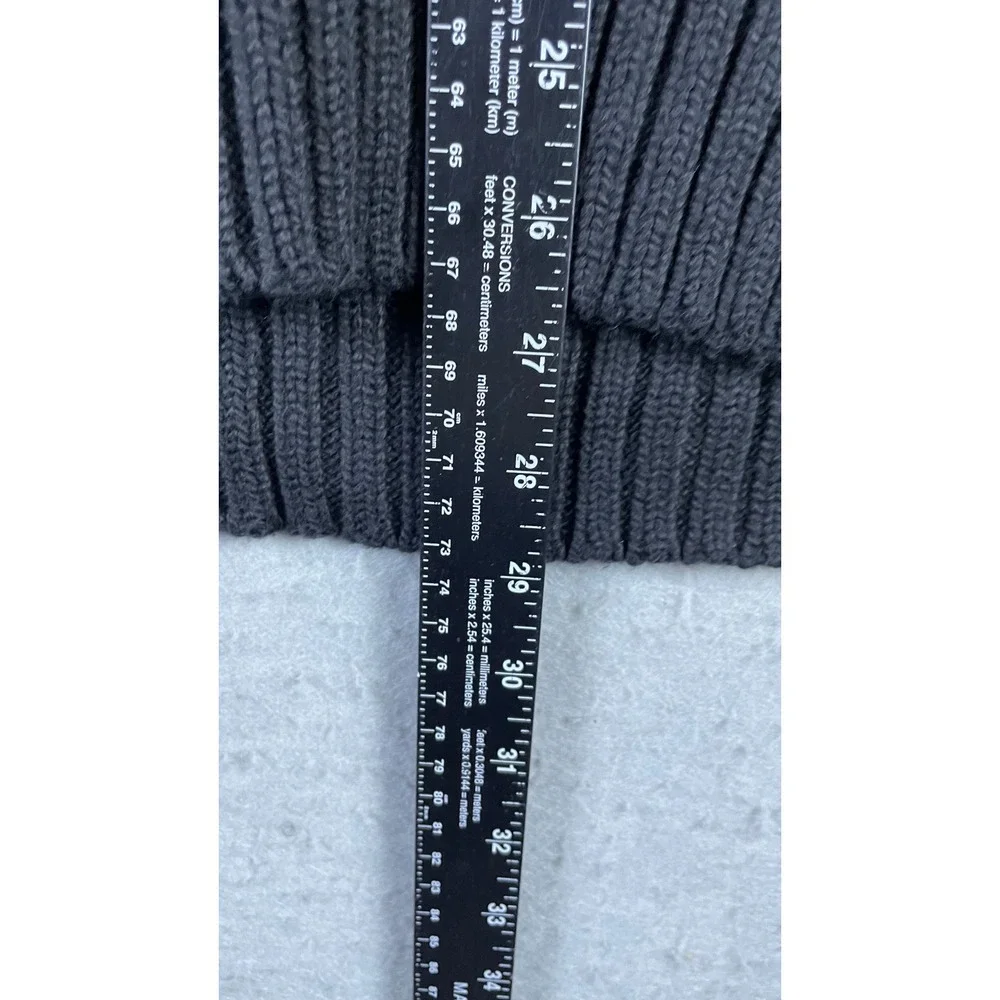 Polo Ralph Lauren Quarter Zip Sweater Mens Large Black Excellent Cotton Knit